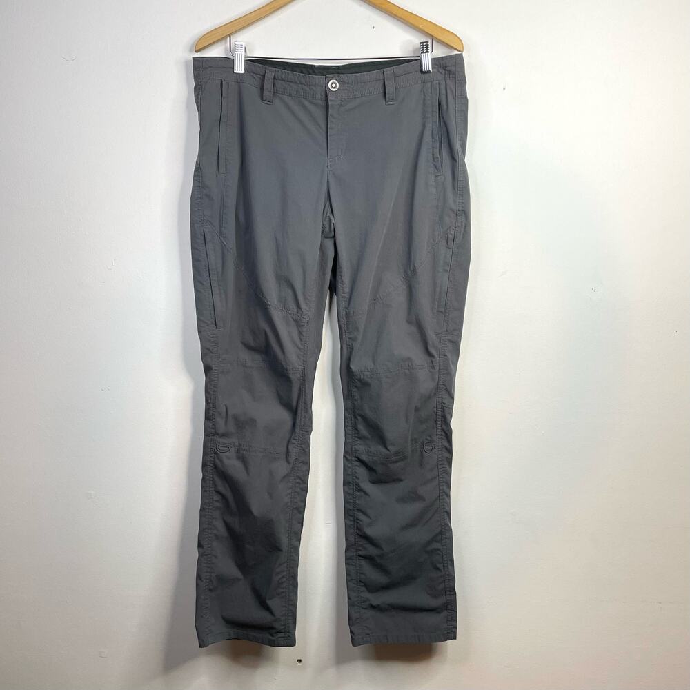 Kuhl Spire Roll Up Stretch Activewear Hiking Trail Utility Pants Gray Womens 14